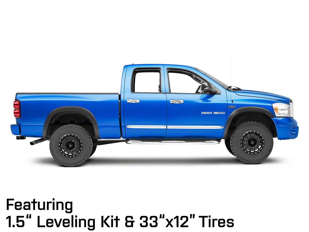 Mammoth 12 Hole Satin Black 5-Lug Wheel; 17x9; -6mm Offset (02-08 RAM 1500, Excluding Mega Cab)