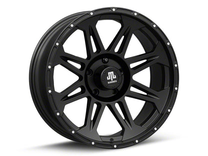 Mammoth Split 8 Beadlock Matte Black 5-Lug Wheel; 20x9; -6mm Offset (02-08 RAM 1500, Excluding Mega Cab)