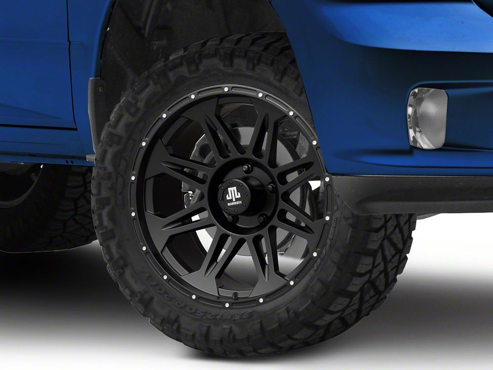 Mammoth Rims Mammoth Split 8 Beadlock Matte Black 5-Lug Wheel; 20x9; -6mm Offset (0 ...