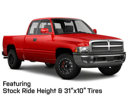 Mammoth Vader Beadlock Matte Black 5-Lug Wheel; 17x9; -6mm Offset (94-01 RAM 1500)