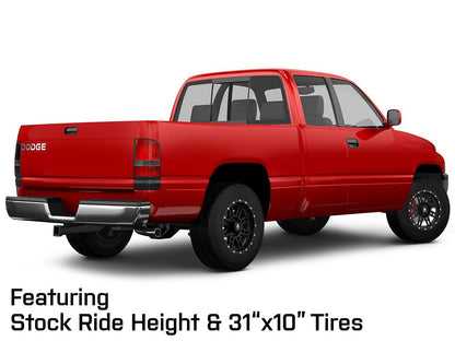 Mammoth Vader Beadlock Matte Black 5-Lug Wheel; 17x9; -6mm Offset (94-01 RAM 1500)