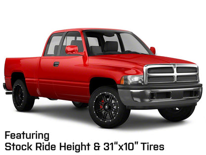 Mammoth Vader Beadlock Matte Black 5-Lug Wheel; 20x9; -6mm Offset (94-01 RAM 1500)