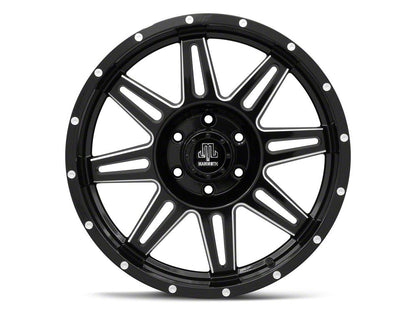 Mammoth Revolver Gloss Black Machined 6-Lug Wheel; 20x9; -6mm Offset (19-25 RAM 1500)