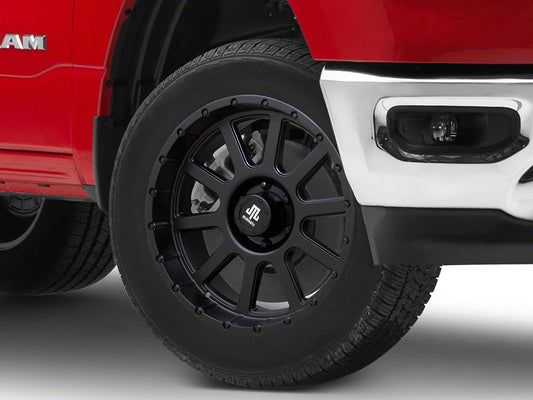 Mammoth 10 Hole Matte Black 6-Lug Wheel; 20x9; -6mm Offset (19-25 RAM 1500)