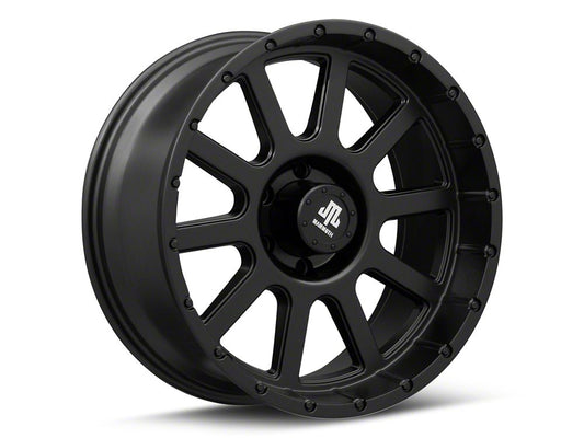 Mammoth 10 Hole Matte Black 6-Lug Wheel; 20x9; -6mm Offset (19-25 RAM 1500)