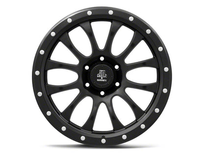 Mammoth 12 Hole Satin Black 6-Lug Wheel; 20x9; -6mm Offset (19-25 RAM 1500)