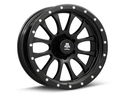 Mammoth 12 Hole Satin Black 6-Lug Wheel; 20x9; -6mm Offset (19-25 RAM 1500)