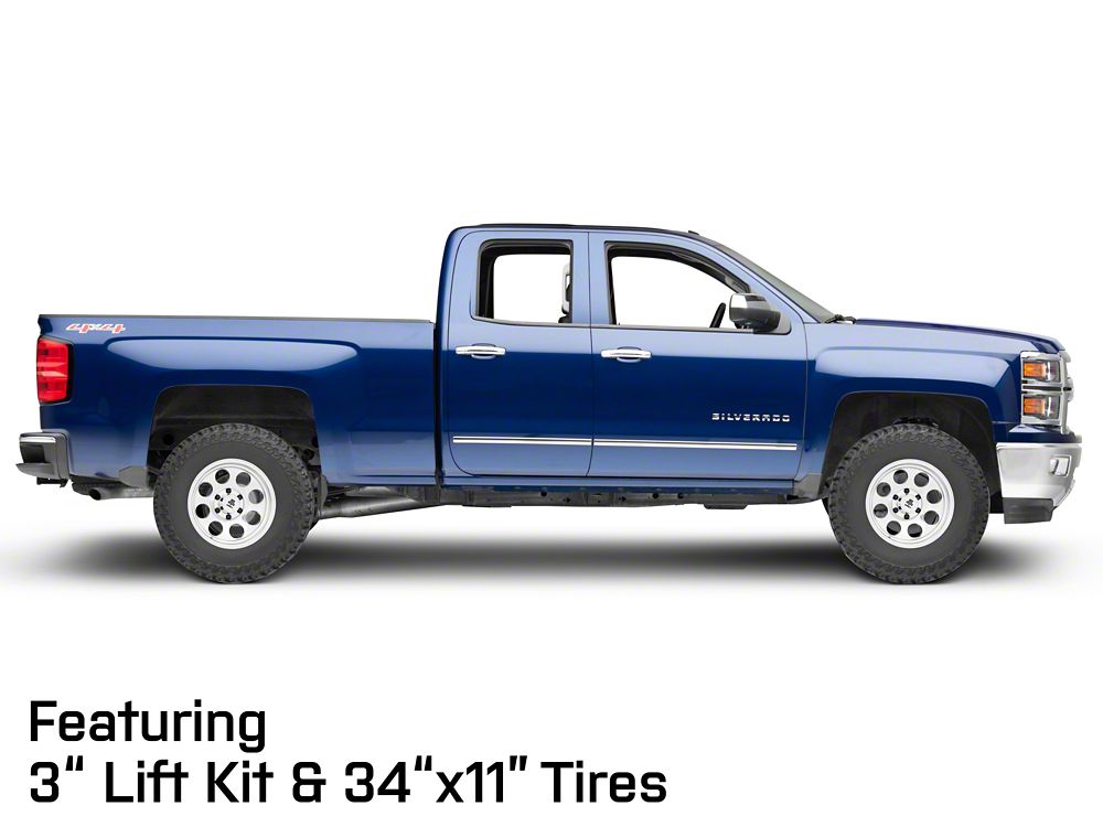 Mammoth 8 Aluminum Polished 6-Lug Wheel; 17x9; -6mm Offset (14-18 Silverado 1500)