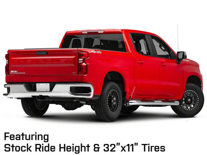 Mammoth 10-Spoke Beadlock Matte Black 6-Lug Wheel; 17x9; -6mm Offset (19-25 Silverado 1500)