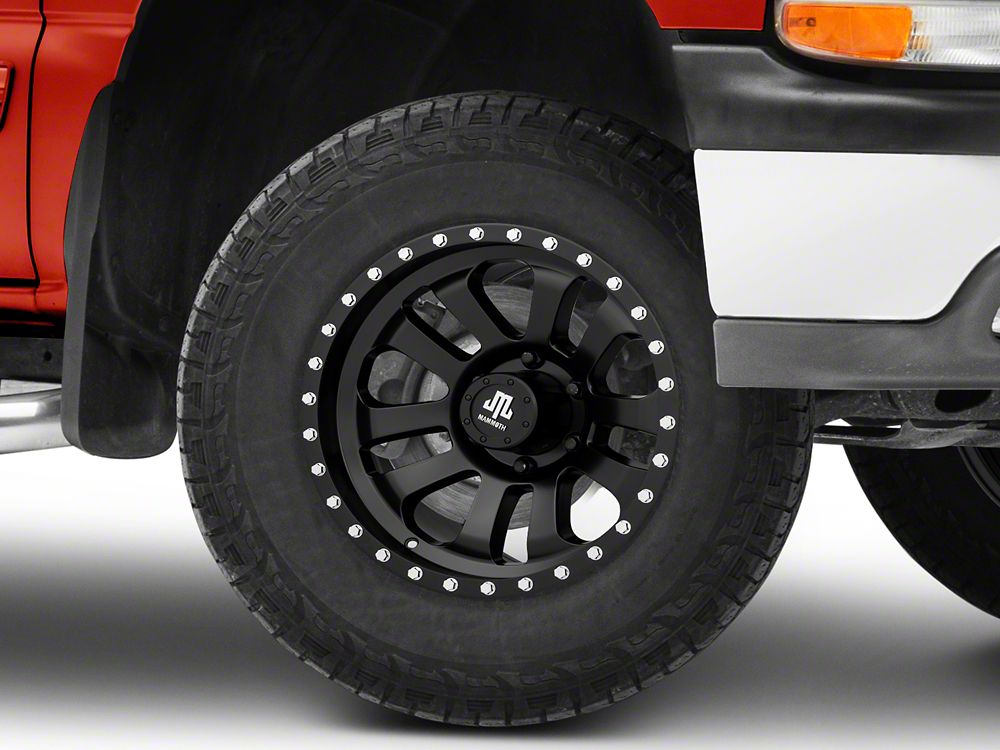Mammoth Rims Mammoth 10-Spoke Beadlock Matte Black 6-Lug Wheel; 17x9; -6mm Offset ...