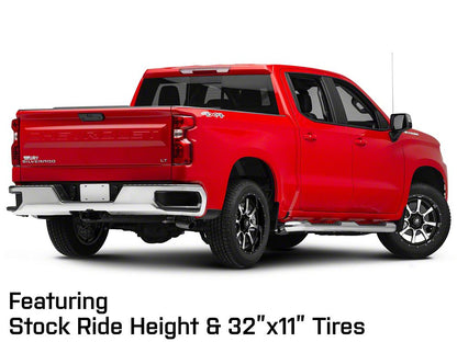 Mammoth High Roller Gloss Black Machined 6-Lug Wheel; 20x10; -24mm Offset (19-25 Silverado 1500)