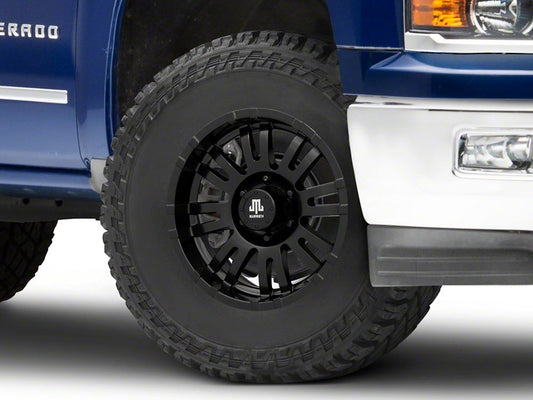 Mammoth Krawler Satin Black 6-Lug Wheel; 17x8; 0mm Offset (14-18 Silverado 1500)