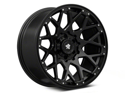 Mammoth Vex Satin Black Machined 6-Lug Wheel; 20x9; -6mm Offset (23-25 Colorado)