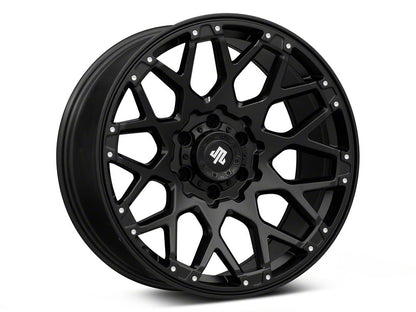 Mammoth Vex Satin Black Machined 6-Lug Wheel; 20x9; -6mm Offset (23-25 Colorado)