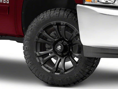 Mammoth Madness Matte Black 6-Lug Wheel; 20x9; -6mm Offset (07-13 Silverado 1500)