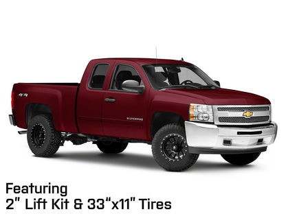 Mammoth 12 Hole Satin Black 6-Lug Wheel; 17x9; -6mm Offset (07-13 Silverado 1500)