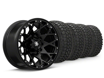 17x9 Mammoth Vex & 33in Mudclaw Mud-Terrain Comp MTX Tire Package (19-25 Silverado 1500)
