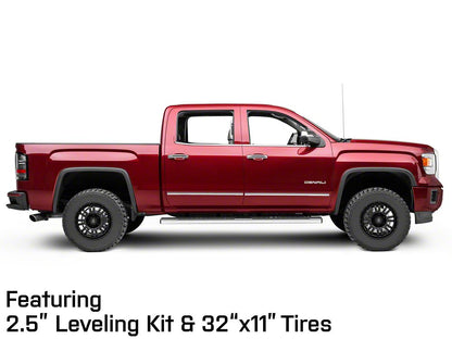 Mammoth Krawler Satin Black 6-Lug Wheel; 17x9; -12mm Offset (14-18 Sierra 1500)