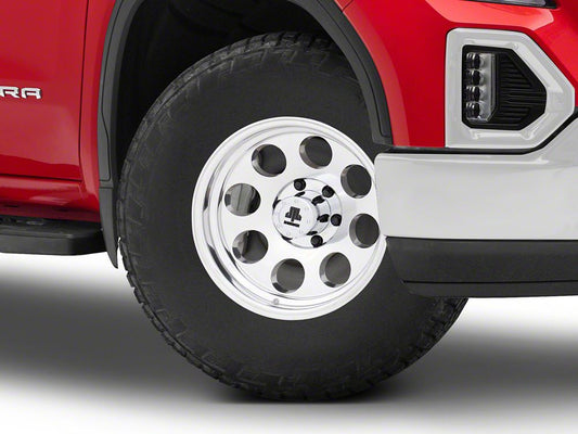Mammoth 8 Aluminum Polished 6-Lug Wheel; 17x9; -6mm Offset (19-25 Sierra 1500)