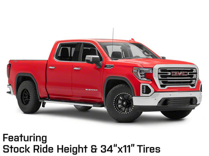 Mammoth 10-Spoke Beadlock Matte Black 6-Lug Wheel; 17x9; -6mm Offset (19-25 Sierra 1500)