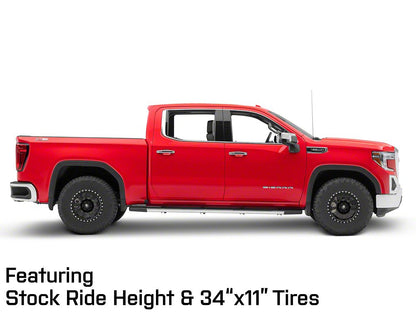 Mammoth 10-Spoke Beadlock Matte Black 6-Lug Wheel; 17x9; -6mm Offset (19-25 Sierra 1500)