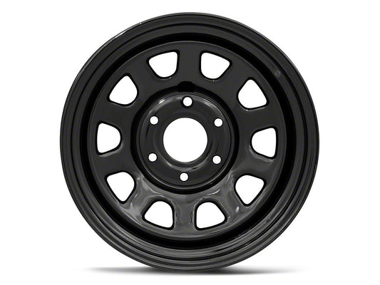 Mammoth D Window Gloss Black 6-Lug Wheel; 17x9; -6mm Offset (99-06 Sierra 1500)
