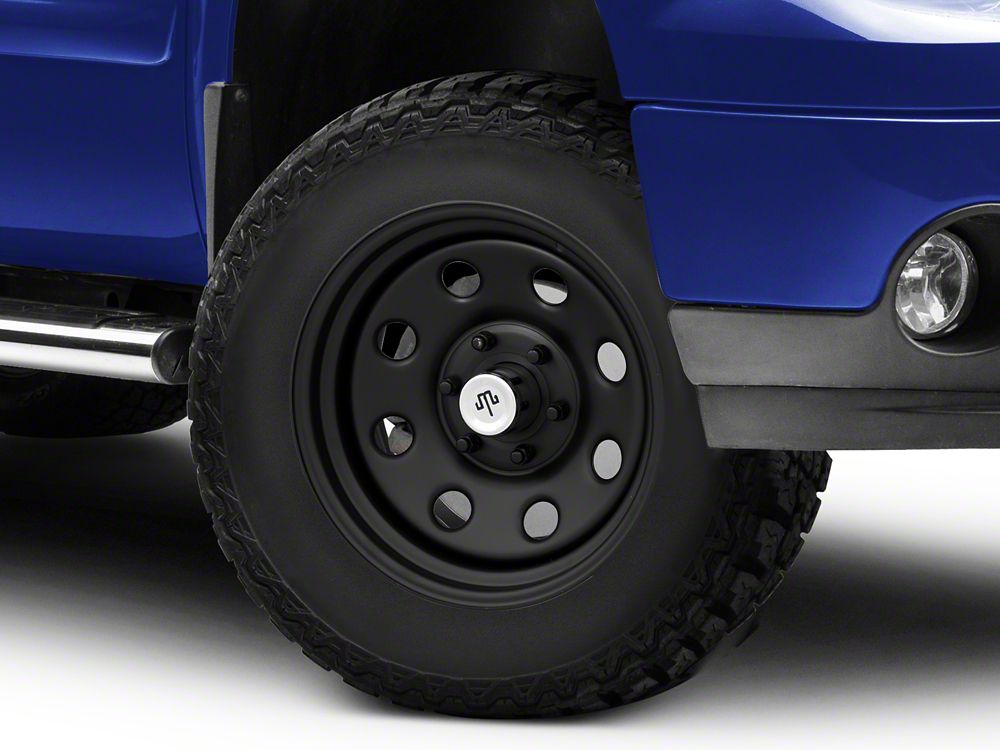Mammoth Rims Mammoth 8-Hole Matte Black 6-Lug Wheel; 17x8; -6mm Offset (07-13 Sierr ...