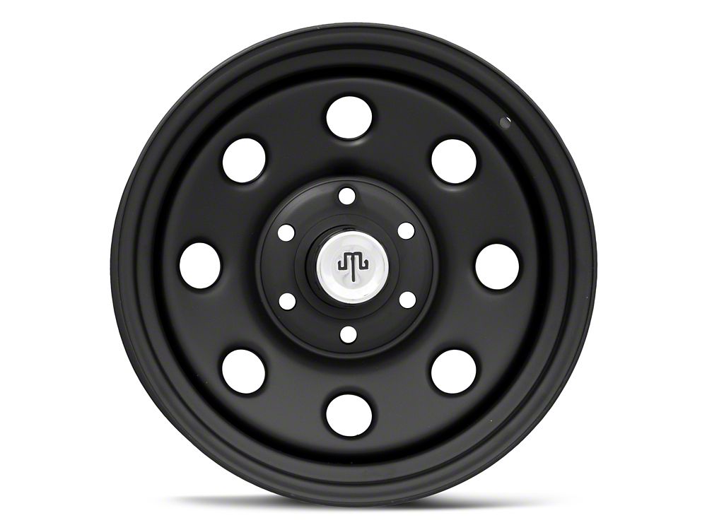 Mammoth Rims Mammoth 8-Hole Matte Black 6-Lug Wheel; 17x8; -6mm Offset (99-06 Sierr ...