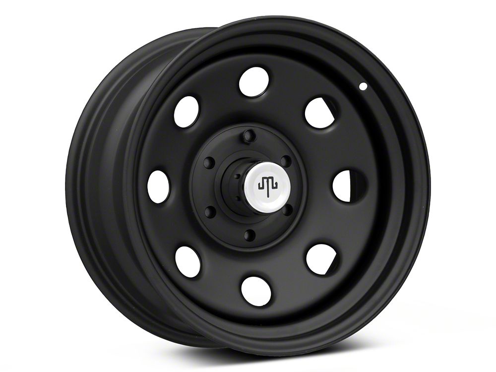 Mammoth Rims Mammoth 8-Hole Matte Black 6-Lug Wheel; 17x8; -6mm Offset (99-06 Sierr ...
