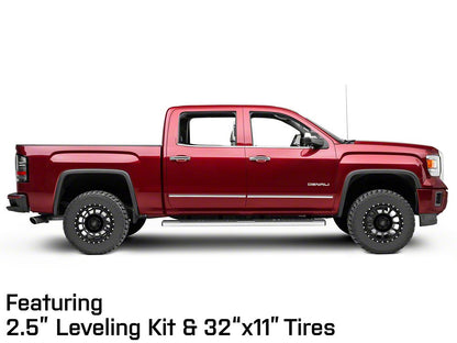 Mammoth 12-Hole Satin Black 6-Lug Wheel; 17x8.5; 0mm Offset (14-18 Sierra 1500)