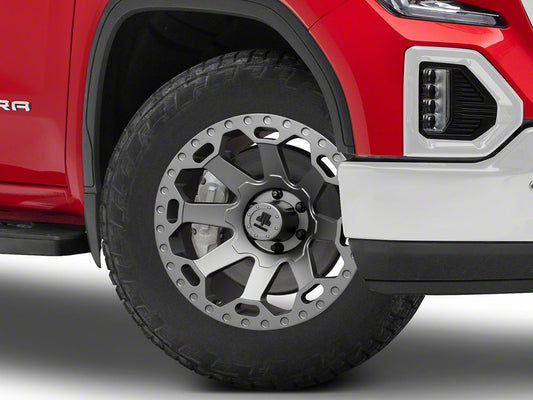 Mammoth Synister Charcoal 6-Lug Wheel; 20x9; -6mm Offset (19-25 Sierra 1500)
