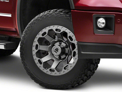 Mammoth Synister Charcoal 6-Lug Wheel; 17x9; -6mm Offset (14-18 Sierra 1500)