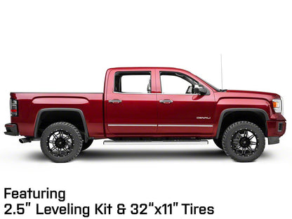 Mammoth Revolver Gloss Black Machined 6-Lug Wheel; 20x9; -6mm Offset (14-18 Sierra 1500)