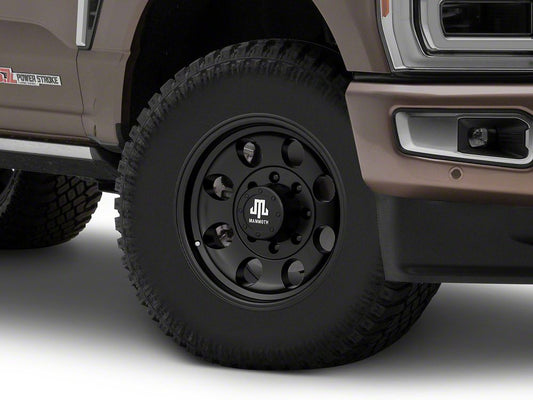 Mammoth HD 8 Aluminum Matte Black 8-Lug Wheel; 17x9; -6mm Offset (23-25 F-250 Super Duty)
