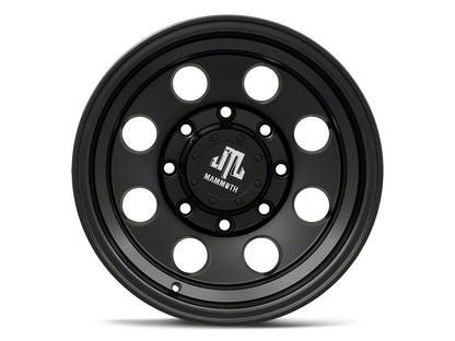 Mammoth 8 Aluminum Matte Black 8-Lug Wheel; 16x10; -24mm Offset (07-10 Sierra 3500 HD SRW)