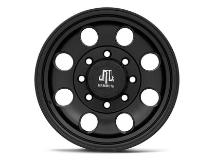 Mammoth HD 8 Aluminum Matte Black 8-Lug Wheel; 17x9; -6mm Offset (11-16 F-350 Super Duty SRW)