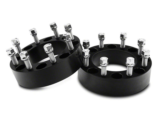 Mammoth 2-Inch Wheel Spacers; Black (05-25 F-350 Super Duty)