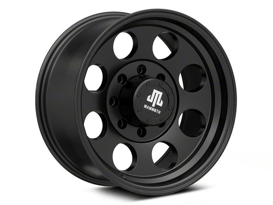 Mammoth 8 Aluminum Matte Black 8-Lug Wheel; 18x9; -6mm Offset (23-25 F-350 Super Duty SRW)