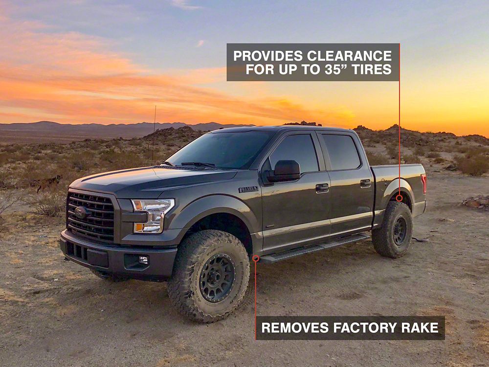 Mammoth 2.50-Inch Front Leveling Kit (15-25 F-150, Excluding Raptor)