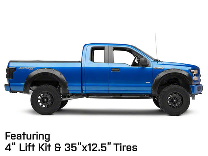 Mammoth 10 Hole Matte Black 6-Lug Wheel; 18x9; 0mm Offset (15-20 F-150)