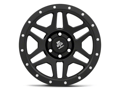 Mammoth Split 6 Beadlock Satin Black 6-Lug Wheel; 18x9; 12mm Offset (04-08 F-150)