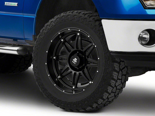 Mammoth Approach Matte Black 6-Lug Wheel; 20x10; -24mm Offset (09-14 F-150)