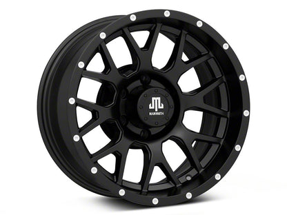 Mammoth Beadlock Mesh Matte Black 6-Lug Wheel; 17x9; -12mm Offset (21-25 F-150)