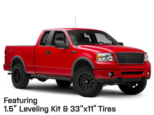 Mammoth 10 Hole Matte Black 6-Lug Wheel; 17x9; -6mm Offset (04-08 F-150)