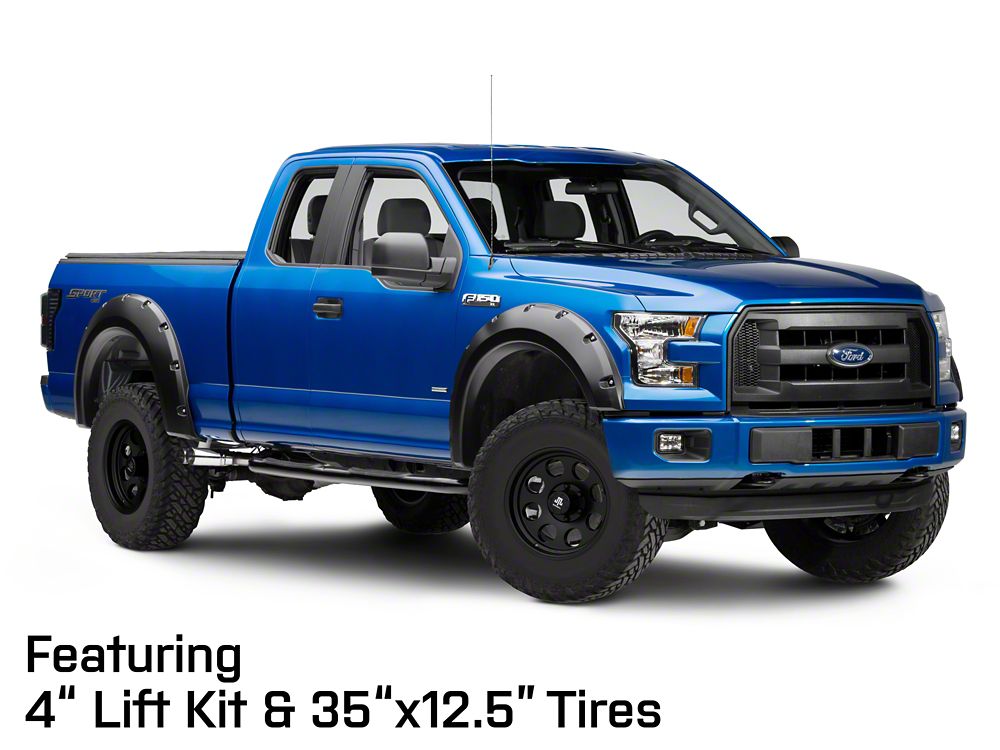 Mammoth 8 Aluminum Matte Black 6-Lug Wheel; 17x9; -6mm Offset (15-20 F-150)