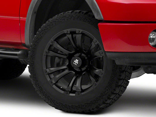 Mammoth Madness Matte Black 6-Lug Wheel; 20x10; -18mm Offset (04-08 F-150)