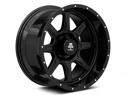 Mammoth High Roller Gloss Black 6-Lug Wheel; 18x10; -24mm Offset (09-14 F-150)
