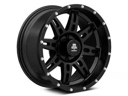 Mammoth Split-8 Beadlock Matte Black 6-Lug Wheel; 18x9; 0mm Offset (09-14 F-150)