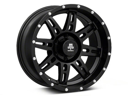 Mammoth Split-8 Beadlock Matte Black 6-Lug Wheel; 18x9; 0mm Offset (09-14 F-150)