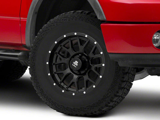 Mammoth Beadlock Mesh Matte Black 6-Lug Wheel; 17x9; 18mm Offset (04-08 F-150)